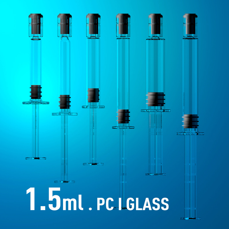 Syringe 1.5ml / PC, GLASS